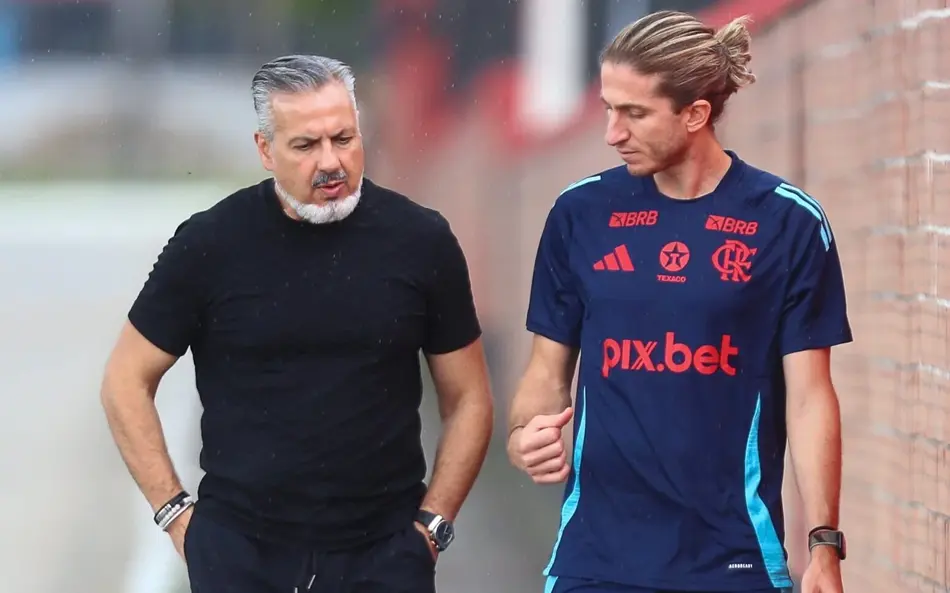 Filipe Luís. Foto: Divulgação/Flamengo 