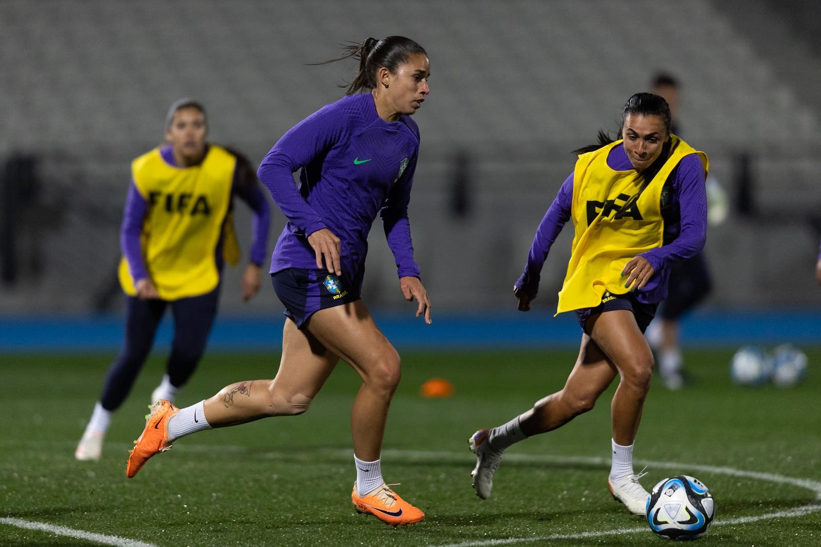 Marta, futebol feminino. Foto: Thais Magalhães/CBF