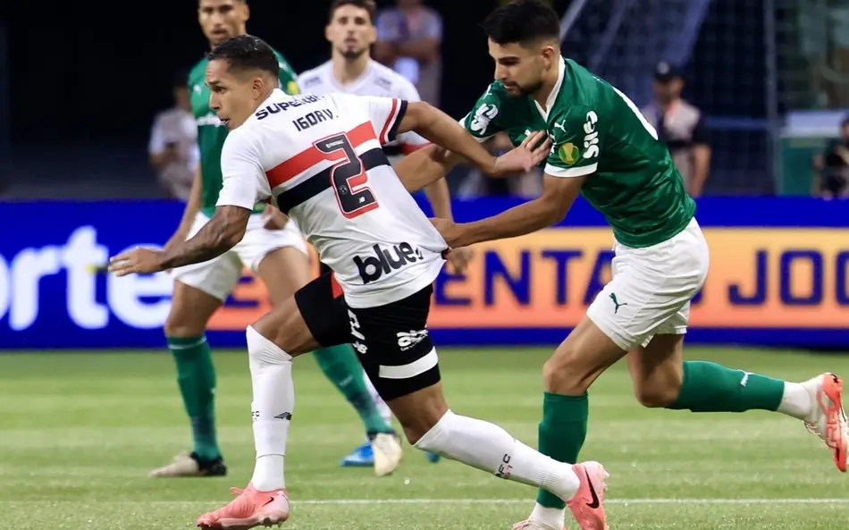 Palmeiras x São Paulo. Foto: Marcello Zambrana/AGIF