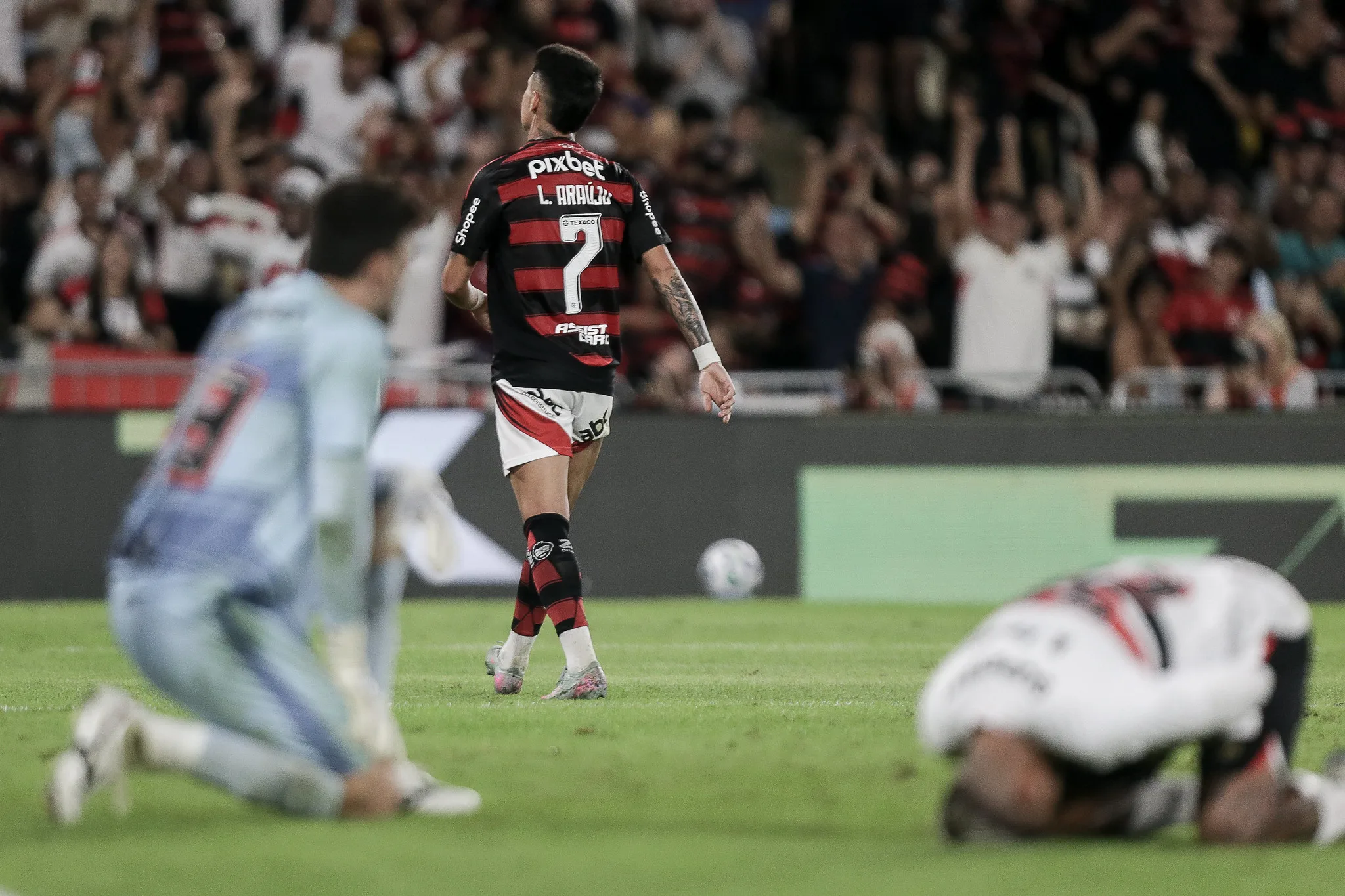 Flamengo x São Paulo. Foto: Gilvan de Souza/Flamengo