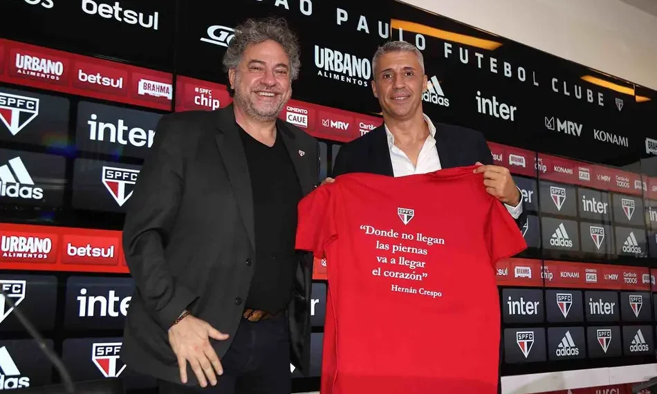 Crespo. Foto: Divulgação/São Paulo