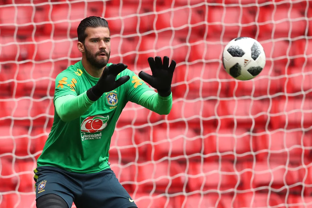 Alisson em lista de melhores goleiros do mundo. Foto: Lucas Figueiredo/CBF