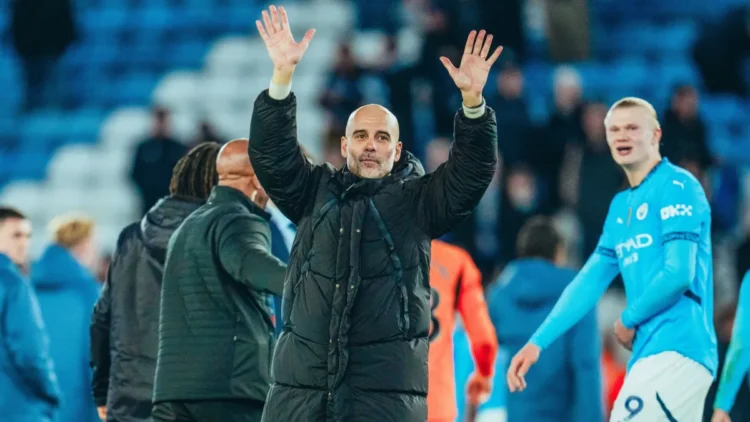 Guardiola. Foto: Reprodução/X @ManCity