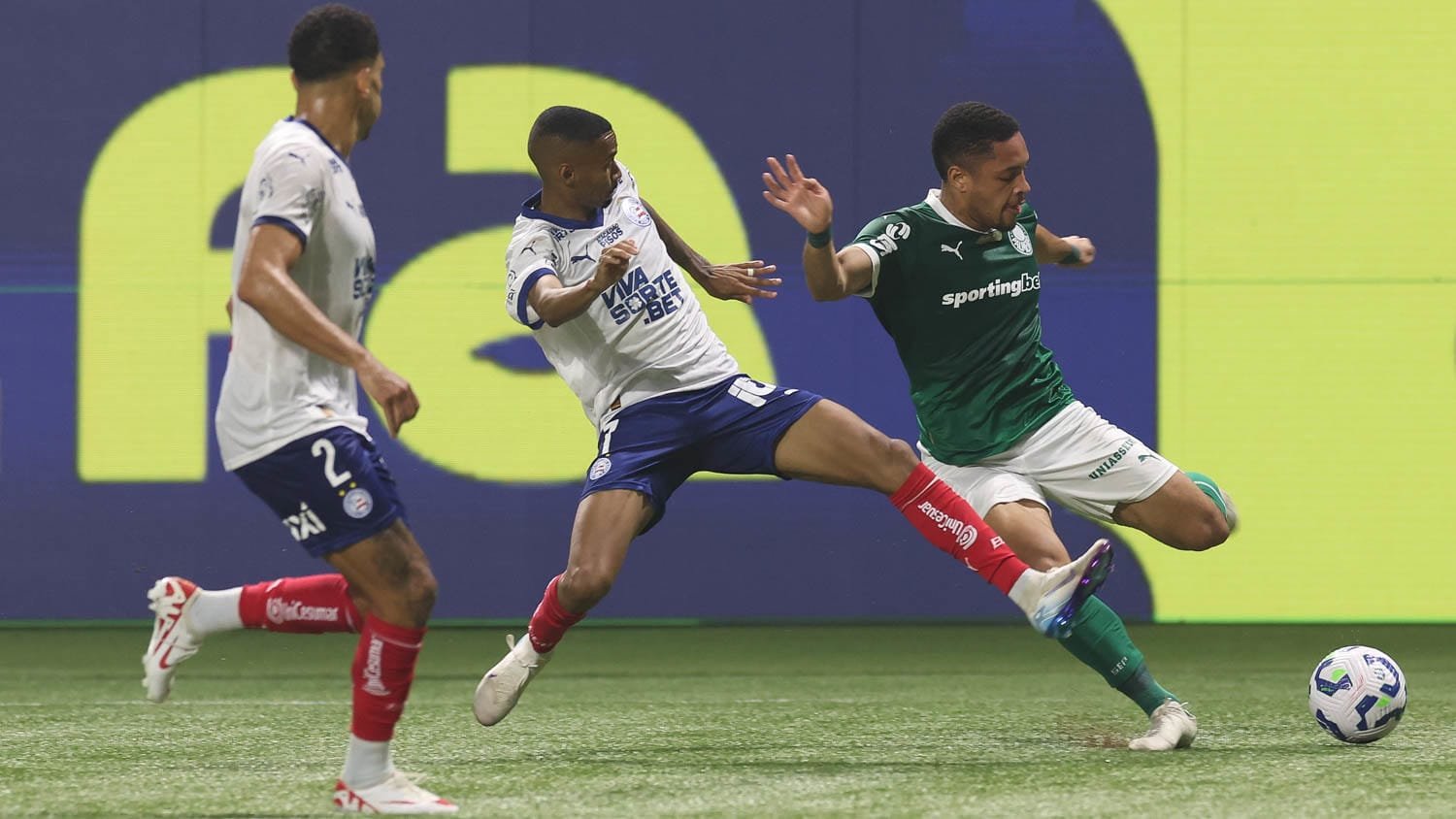 Bahia x Palmeiras. (Foto: Cesar Greco/Palmeiras/by Canon)
